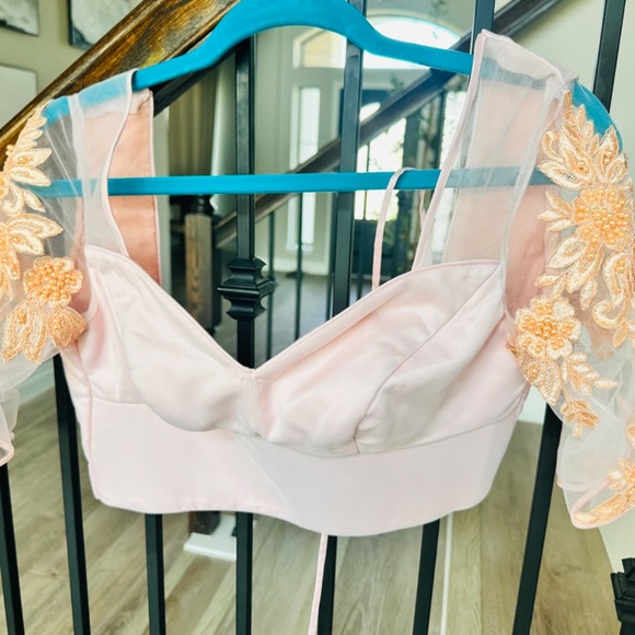 NEW Beautiful net reception saree  with saree jacket ( blouse) - Picture 14 of 16